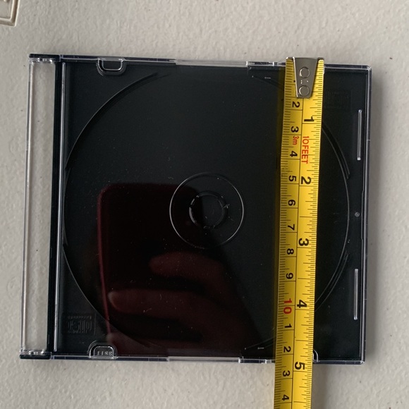 Square Clear CD Box For Custom Cover Protection Film Thin Slim Skinny - Picture 3 of 6